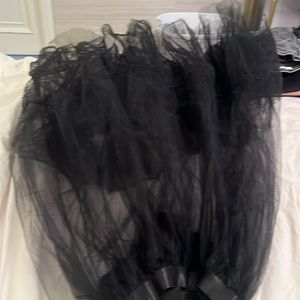 Tulle maxi skirt
